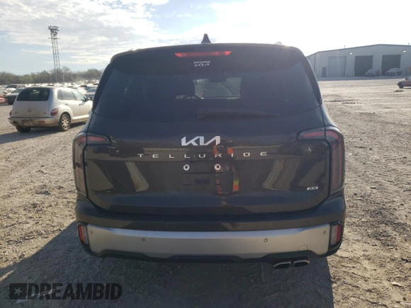 2024 Kia Telluride EX X-Line with VIN 5XYP3DGC4RG452246, listed as a Copart auction lot 50461355 with 16,229 mi miles and Salvage title. Bid and sale history available at DreamBid. Image 6.