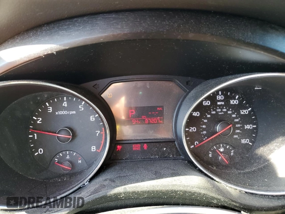2016 Kia Sedona LX with VIN KNDMB5C13G6197234, listed as a Copart auction lot 49785995 with 87,207 mi miles and Salvage Title. Bid and sale history available at carsss.com. Image 9.
