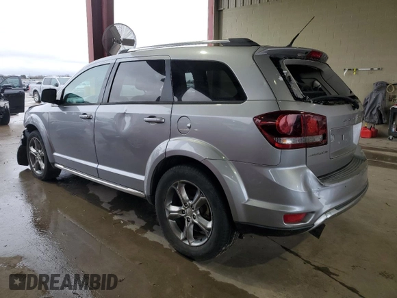 2017 Dodge Journey Crossroad Plus with VIN 3C4PDCGG5HT590072, listed as a Copart auction lot 44571295 with 0 mi miles and Clean Title. Bid and sale history available at carsss.com. Image 2.