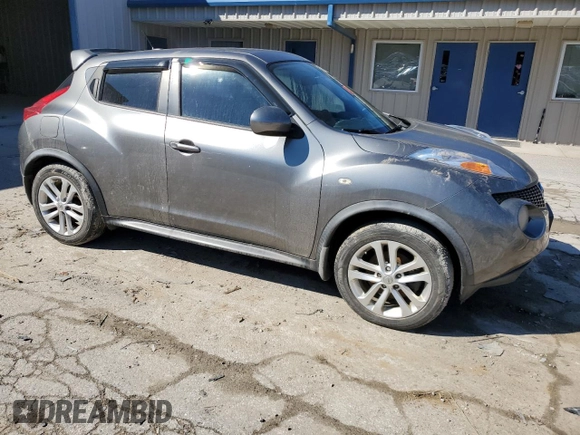 2013 Nissan Juke SL with VIN JN8AF5MV3DT216357, listed as a Copart auction lot 46698755 with 112,516 mi miles and Salvage Title. Bid and sale history available at carsss.com. Image 4.