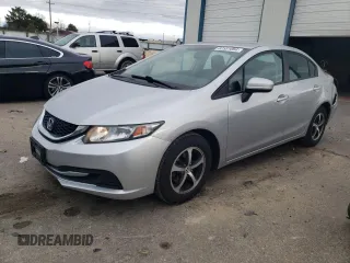 2015 Honda Civic Sedan SE with VIN 2HGFB2F75FH564317, listed as a Copart auction lot 82551864 with 120,074 mi miles and Salvage Title. Bid and sale history available at carsss.com. Image 1.