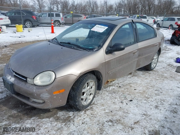 2000 Dodge Neon Highline with VIN 1B3ES46CXYD694730, listed as a IAAI auction lot 41610249 with 110,930 mi miles. Bid and sale history available at carsss.com. Image 17.