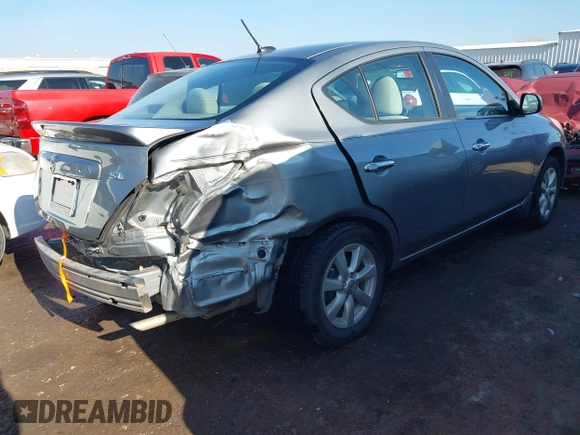2012 Nissan Versa SV with VIN 3N1CN7AP9CL931142, listed as a IAAI auction lot 41230095 with 88,992 mi miles. Bid and sale history available at carsss.com. Image 4.