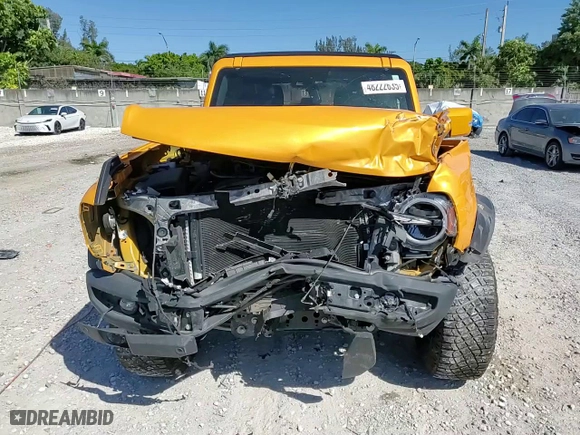 2021 Ford Bronco with VIN 1FMDE5DH6MLB02239, listed as a Copart auction lot 48222635 with 36,310 mi miles and Non Repairable. Bid and sale history available at carsss.com. Image 13.