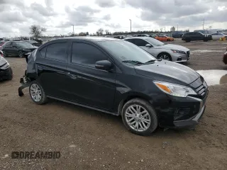 2023 Mitsubishi Mirage SE z VIN ML32FVFJ3PHF06556, wystawiony jako Copart lot #85017264 z przebiegiem 34 585 mil mil oraz Szkoda całkowita • Salvage title. Historia ofert i sprzedaży dostępna na DreamBid. Obrazek 4.