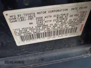 1999 Toyota RAV4 with VIN JT3GP10V6X7061242, listed as a IAAI auction lot 42639695 with 338,937 mi miles and . Bid and sale history available at DreamBid. Image 9.