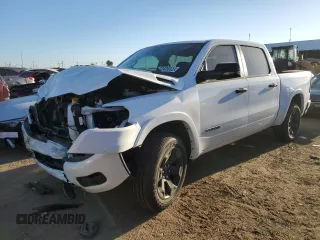 2025 Ram 1500 Big Horn with VIN 1C6RRFFG7SN509200, listed as a Copart auction lot 72420324 with 1,729 mi miles and Salvage Title. Bid and sale history available at carsss.com. Image 1.
