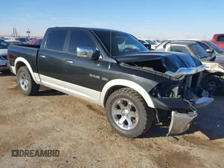 2010 Dodge 1500 Laramie with VIN 1D7RV1CT2AS186270, listed as a IAAI auction lot 41667246 with 220,976 mi miles and . Bid and sale history available at DreamBid. Image 1.