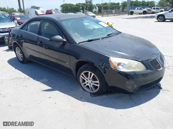 2006 Pontiac G6 6-Cyl with VIN 1G2ZG558264259223, listed as a IAAI auction lot 42075782 with 1 mi miles. Bid and sale history available at carsss.com. Image 1.