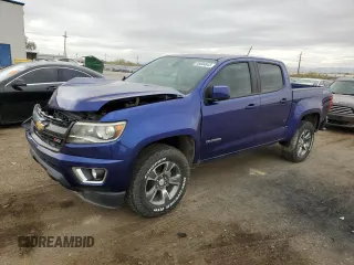 2017 Chevrolet Colorado 2WD Z71 z VIN 1GCGSDEN6H1236629, wystawiony jako Copart lot #55804845 z przebiegiem 65 291 mil mil oraz Szkoda całkowita • Salvage title. Historia ofert i sprzedaży dostępna na DreamBid. Obrazek 1.