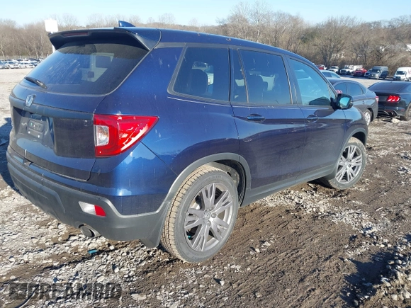 2019 Honda Passport EX-L with VIN 5FNYF7H50KB012132, listed as a IAAI auction lot 41327682 with 56,653 mi miles and . Bid and sale history available at carsss.com. Image 4.