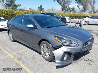 2019 Hyundai Sonata Sport with VIN 5NPE34AF0KH729418, listed as a IAAI auction lot 41799327 with 19,234 mi miles. Bid and sale history available at carsss.com. Image 1.