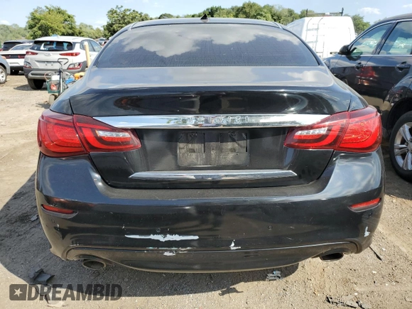 2018 Infiniti Q70 Luxe with VIN JN1BY1PP6JM330104, listed as a Copart auction lot 68830174 with 115,067 mi miles and Non repairable. Bid and sale history available at DreamBid. Image 6.