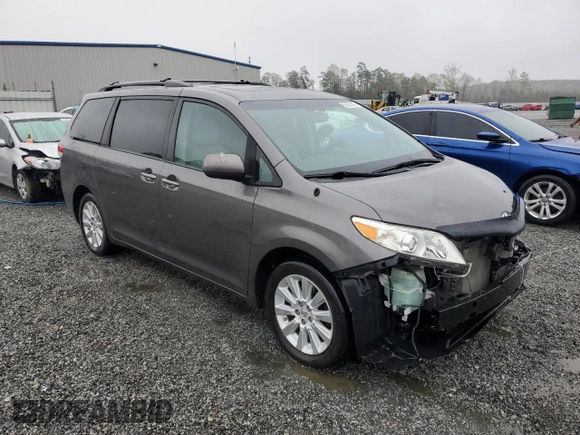 2013 Toyota Sienna XLE with VIN 5TDDK3DC3DS065980, listed as a Copart auction lot 50563385 with 124,124 mi miles and Salvage Title. Bid and sale history available at DreamBid. Image 4.