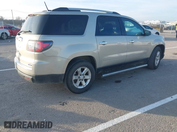 2016 GMC Acadia SLE with VIN 1GKKRNED8GJ272313, listed as a IAAI auction lot 40945231 with 152,389 mi miles and . Bid and sale history available at DreamBid. Image 4.