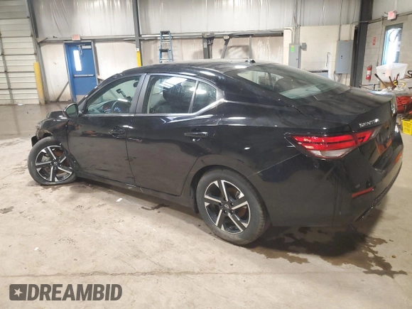 2024 Nissan Sentra SV with VIN 3N1AB8CV2RY336369, listed as a Copart auction lot 60107985 with 21,482 mi miles and Clean title. Bid and sale history available at DreamBid. Image 2.