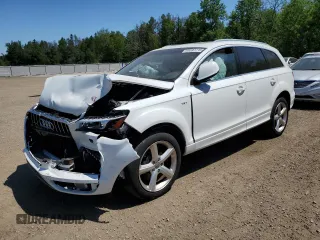 2012 Audi Q7 with VIN WA1AGCFE9CD001532, listed as a Copart auction lot 60097715 with Not provided miles and Salvage title. Bid and sale history available at DreamBid. Image 1.