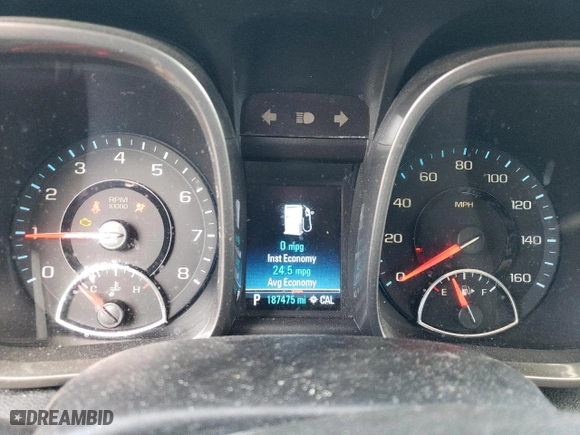 2013 Chevrolet Malibu LTZ with VIN 1G11H5SA7DF257748, listed as a Copart auction lot 48502155 with 187,475 mi miles and Clean Title. Bid and sale history available at carsss.com. Image 9.