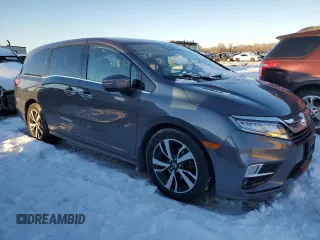 2019 Honda Odyssey Elite with VIN 5FNRL6H93KB114051, listed as a Copart auction lot 41636175 with 86,853 mi miles and Salvage Title. Bid and sale history available at DreamBid. Image 4.