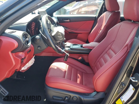 2024 Lexus IS 350 F Sport with VIN JTHGZ1B26R5077771, listed as a Copart auction lot 57396885 with 16,162 mi miles and Salvage title. Bid and sale history available at DreamBid. Image 7.