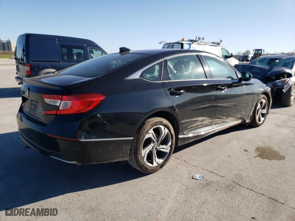 2020 Honda Accord Sedan EX with VIN 1HGCV1F43LA066766, listed as a Copart auction lot 47550475 with 124,428 mi miles and Salvage Title. Bid and sale history available at carsss.com. Image 3.