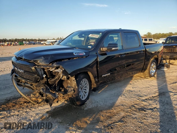 2022 Ram 1500 Lone Star with VIN 1C6RREFM0NN389664, listed as a Copart auction lot 86564484 with 26,314 mi miles and Salvage title. Bid and sale history available at DreamBid. Image 1.
