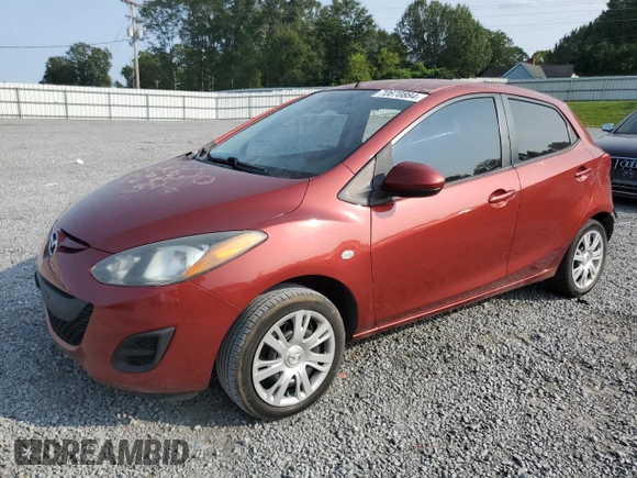 2014 Mazda 2 Sport with VIN JM1DE1KY8E0171646, listed as a Copart auction lot 70670884 with 98,656 mi miles and Salvage Title. Bid and sale history available at carsss.com. Image 1.
