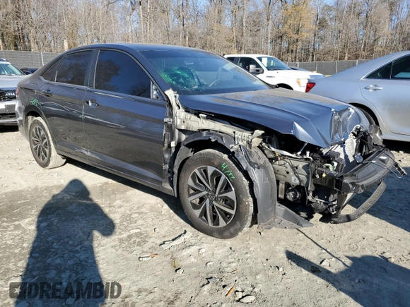 2023 Volkswagen Jetta S z VIN 3VW4M7BU9PM022937, wystawiony jako Copart lot #83599634 z przebiegiem 17 639 mil mil oraz Szkoda całkowita • Salvage title. Historia ofert i sprzedaży dostępna na DreamBid. Obrazek 4.