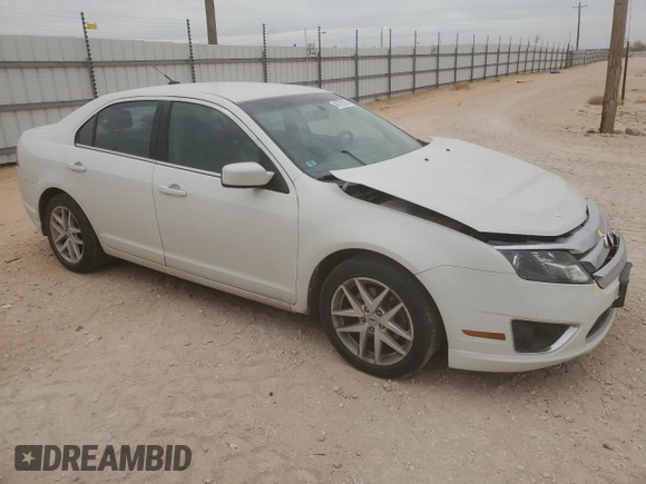 2012 Ford Fusion SEL with VIN 3FAHP0JA8CR292397, listed as a Copart auction lot 48770735 with 166,832 mi miles and Salvage Title. Bid and sale history available at carsss.com. Image 4.