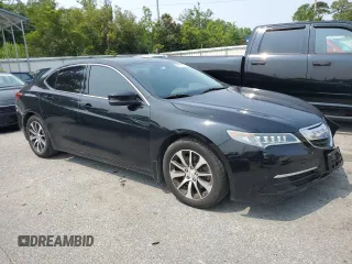 2015 Acura TLX with VIN 19UUB1F36FA023029, listed as a Copart auction lot 58912725 with 96,677 mi miles and Salvage title. Bid and sale history available at DreamBid. Image 4.