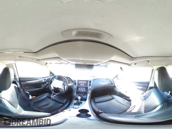 2017 Infiniti Q50 3.0t Sport with VIN JN1EV7AR8HM833565, listed as a Copart auction lot 46193885 with 90,906 mi miles and Salvage Title. Bid and sale history available at carsss.com. Image 12.