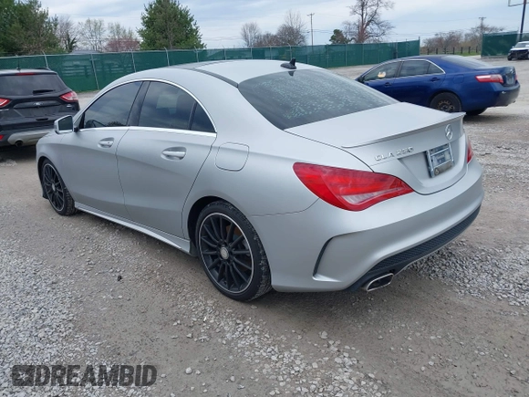 2015 Mercedes-Benz CLA 250 with VIN WDDSJ4GB0FN180649, listed as a IAAI auction lot 41886351 with 160,262 mi miles and . Bid and sale history available at DreamBid. Image 3.