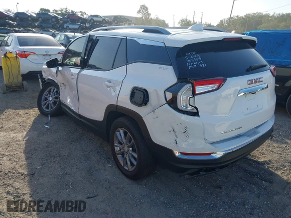 2024 GMC Terrain SLT with VIN 3GKALPEG3RL186373, listed as a IAAI auction lot 42348679 with 21,798 mi miles and . Bid and sale history available at DreamBid. Image 3.
