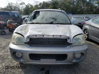 2005 Hyundai Santa Fe GLS with VIN KM8SC13D95U868823, listed as a Copart auction lot 80675094 with 0 mi miles and Salvage Title. Bid and sale history available at carsss.com. Image 5.
