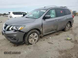 2020 Nissan Pathfinder S with VIN 5N1DR2AM5LC640529, listed as a Copart auction lot 45273575 with 114,219 mi miles and Salvage title. Bid and sale history available at DreamBid. Image 1.