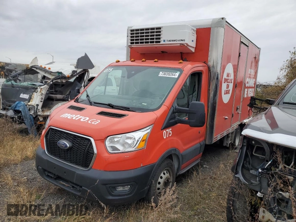2020 Ford Transit with VIN 1FDBF6ZG8LKB63378, listed as a Copart auction lot 73039264 with Not Provided miles and Non Repairable. Bid and sale history available at DreamBid. Image 1.