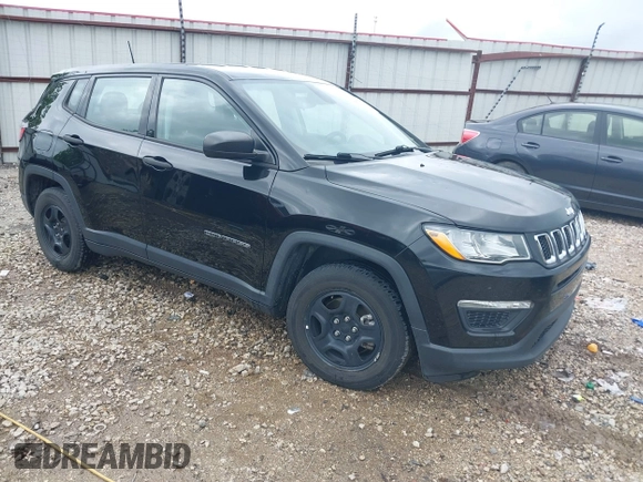 2019 Jeep Compass Sport с VIN 3C4NJCAB0KT624004, выставлен на аукционе IAAI как лот 42478659 с пробегом 76 289 миль миль и . История ставок и продаж доступна на DreamBid. Изображение 1.