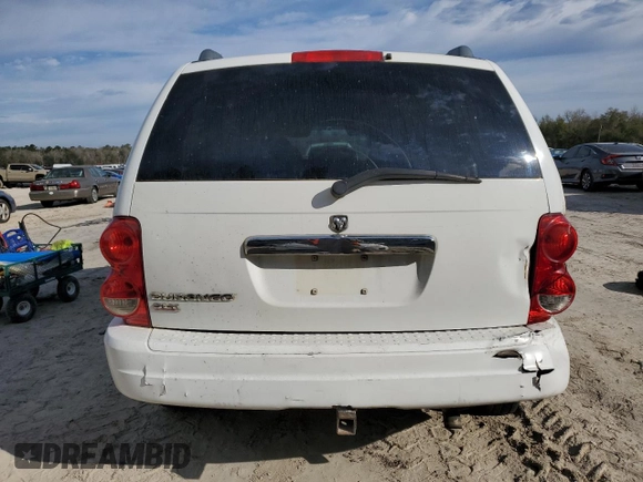 2006 Dodge Durango z VIN 1D4HD48K26F148258, wystawiony jako Copart lot #47018825 z przebiegiem Nie podano mil oraz Szkoda całkowita • Salvage title. Historia ofert i sprzedaży dostępna na DreamBid. Obrazek 6.