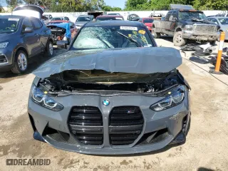 2022 BMW M3 Competition xDrive with VIN WBS43AY04NFL75227, listed as a Copart auction lot 63833574 with 0 mi miles and Non Repairable. Bid and sale history available at carsss.com. Image 5.