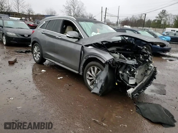 2021 Infiniti QX50 SENSORY with VIN 3PCAJ5CBXMF102456, listed as a Copart auction lot 84821454 with 36,206 mi miles and Salvage Title. Bid and sale history available at carsss.com. Image 12.