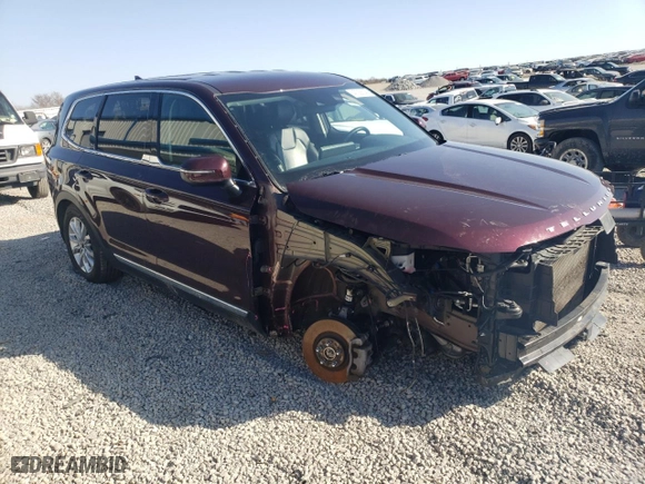 2022 Kia Telluride LX with VIN 5XYP2DHC4NG238403, listed as a Copart auction lot 47356145 with 62,786 mi miles and Salvage Title. Bid and sale history available at carsss.com. Image 4.