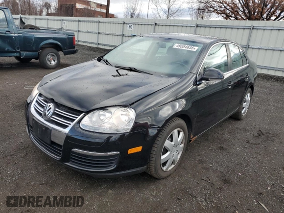 2008 Volkswagen Jetta Sedan SE with VIN 3VWRM71K48M106249, listed as a Copart auction lot 49854655 with 140,800 mi miles and Salvage Title. Bid and sale history available at carsss.com. Image 1.