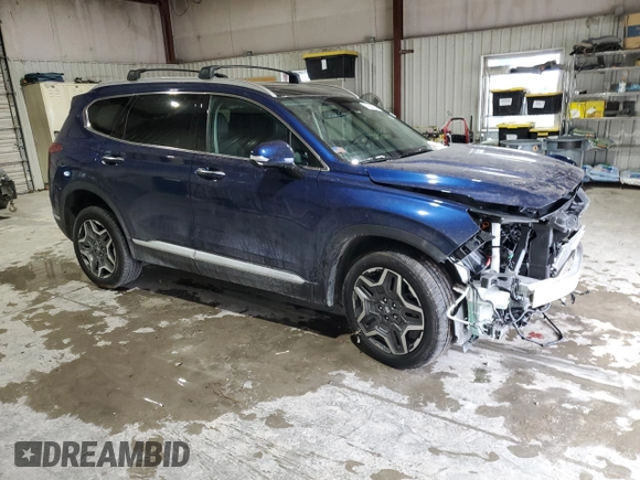 2023 Hyundai Santa Fe Limited with VIN 5NMS4DAL2PH492876, listed as a Copart auction lot 45643555 with 11,015 mi miles and Salvage Title. Bid and sale history available at carsss.com. Image 4.