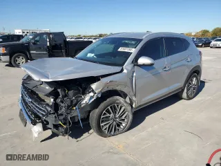 2020 Hyundai Tucson Sport with VIN KM8J33AL1LU207513, listed as a Copart auction lot 81602284 with 45,682 mi miles and Clean Title. Bid and sale history available at carsss.com. Image 1.