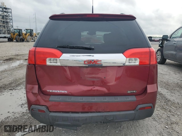2012 GMC Terrain SLT-1 with VIN 2GKALUEK2C6311393, listed as a Copart auction lot 54000025 with 99,962 mi miles and Salvage Title. Bid and sale history available at DreamBid. Image 6.