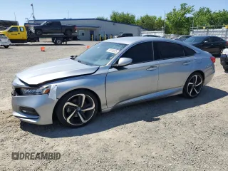 2019 Honda Accord Sedan Sport 1.5T with VIN 1HGCV1F38KA030061, listed as a Copart auction lot 55700005 with Not Provided miles and Salvage Title. Bid and sale history available at carsss.com. Image 1.