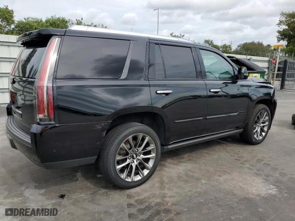 2020 Cadillac Escalade Premium Luxury with VIN 1GYS3CKJ4LR296092, listed as a Copart auction lot 81808954 with 97,339 mi miles and Non Repairable. Bid and sale history available at carsss.com. Image 3.