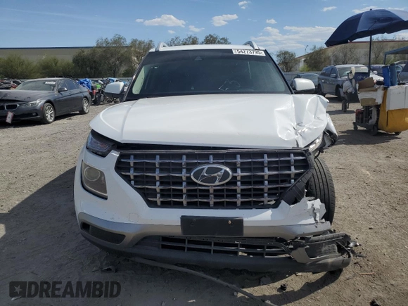 2022 Hyundai Venue SEL with VIN KMHRC8A39NU153994, listed as a Copart auction lot 54273795 with 76,084 mi miles and Salvage title. Bid and sale history available at DreamBid. Image 5.