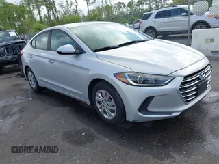 2017 Hyundai Elantra SE with VIN KMHD74LF6HU095457, listed as a IAAI auction lot 41961779 with 90,609 mi miles and . Bid and sale history available at DreamBid. Image 1.