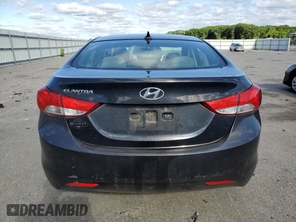 2013 Hyundai Elantra GLS with VIN 5NPDH4AE9DH257856, listed as a Copart auction lot 61301275 with 260,250 mi miles and Clean title. Bid and sale history available at DreamBid. Image 6.